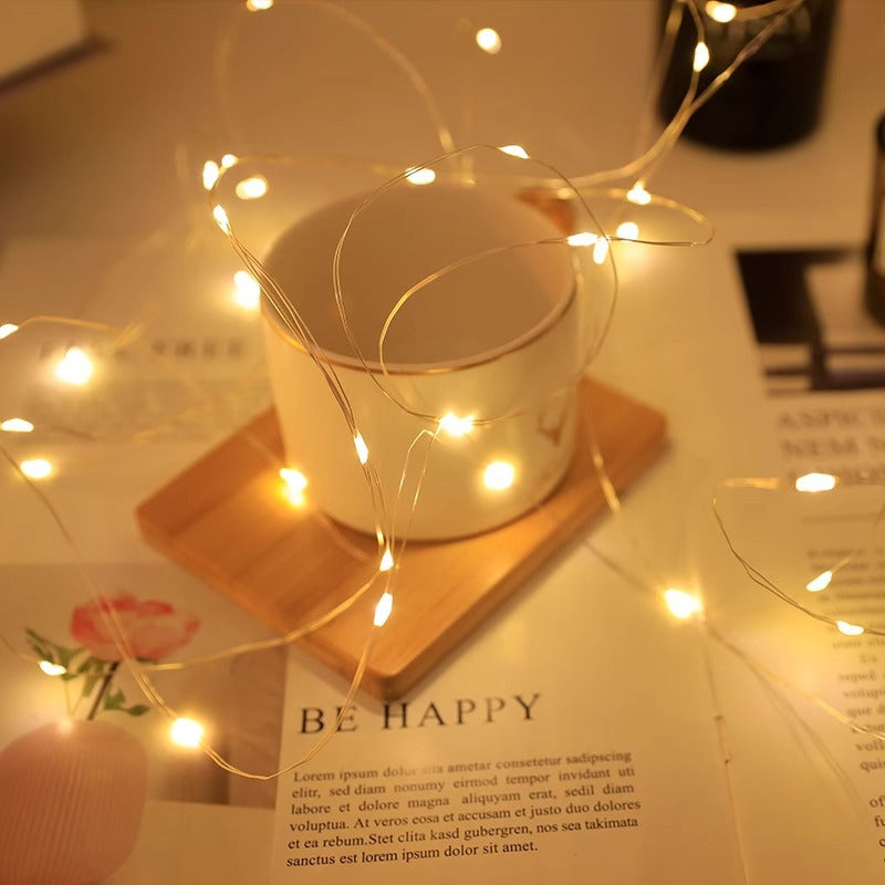 usb copper wire light string colored light led small light string