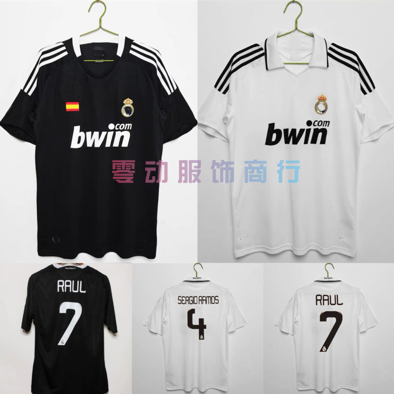 08-09 Real Madrid Local Visitante Retro Raúl Van Nistelrooy Robben Jersey