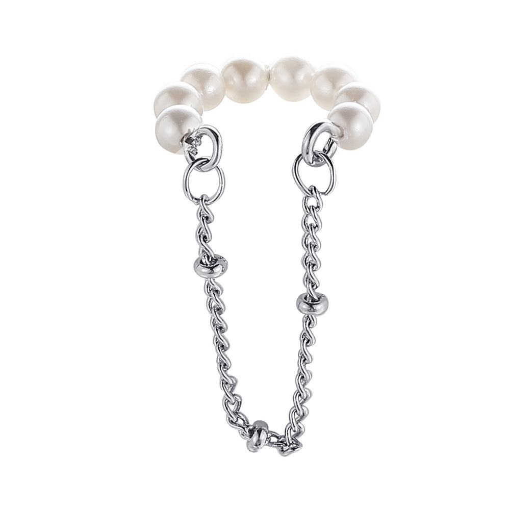Vintage Pearl Double Layer Ear Cuff Ear Clip
