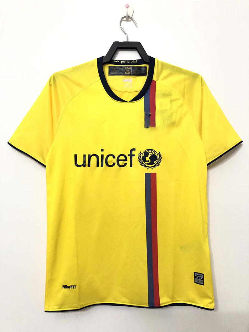 08-09 Barça 10 Messi Eto'o 14 Henry Xavi Iniesta Camiseta retro local/visitante