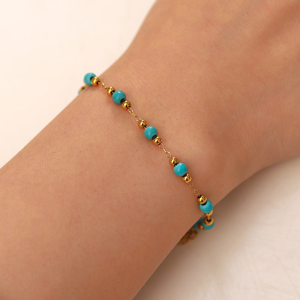 Turquoise Geometric Bracelet