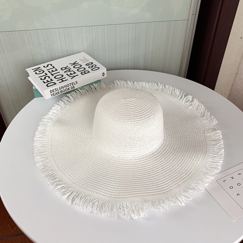 2024 Summer Wide-Brim UV Protection Straw Hat