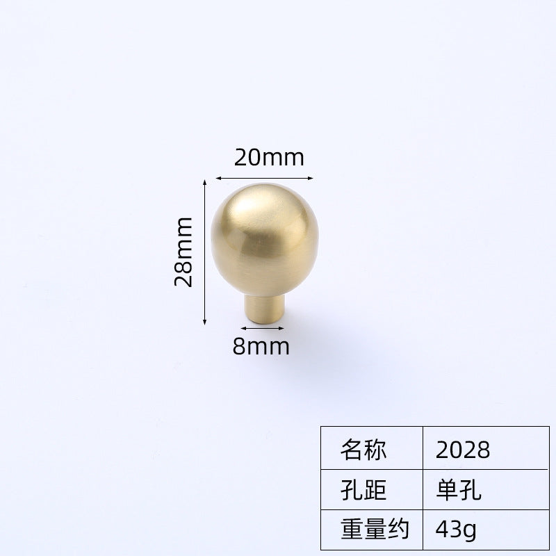 Retro single hole small pull handle