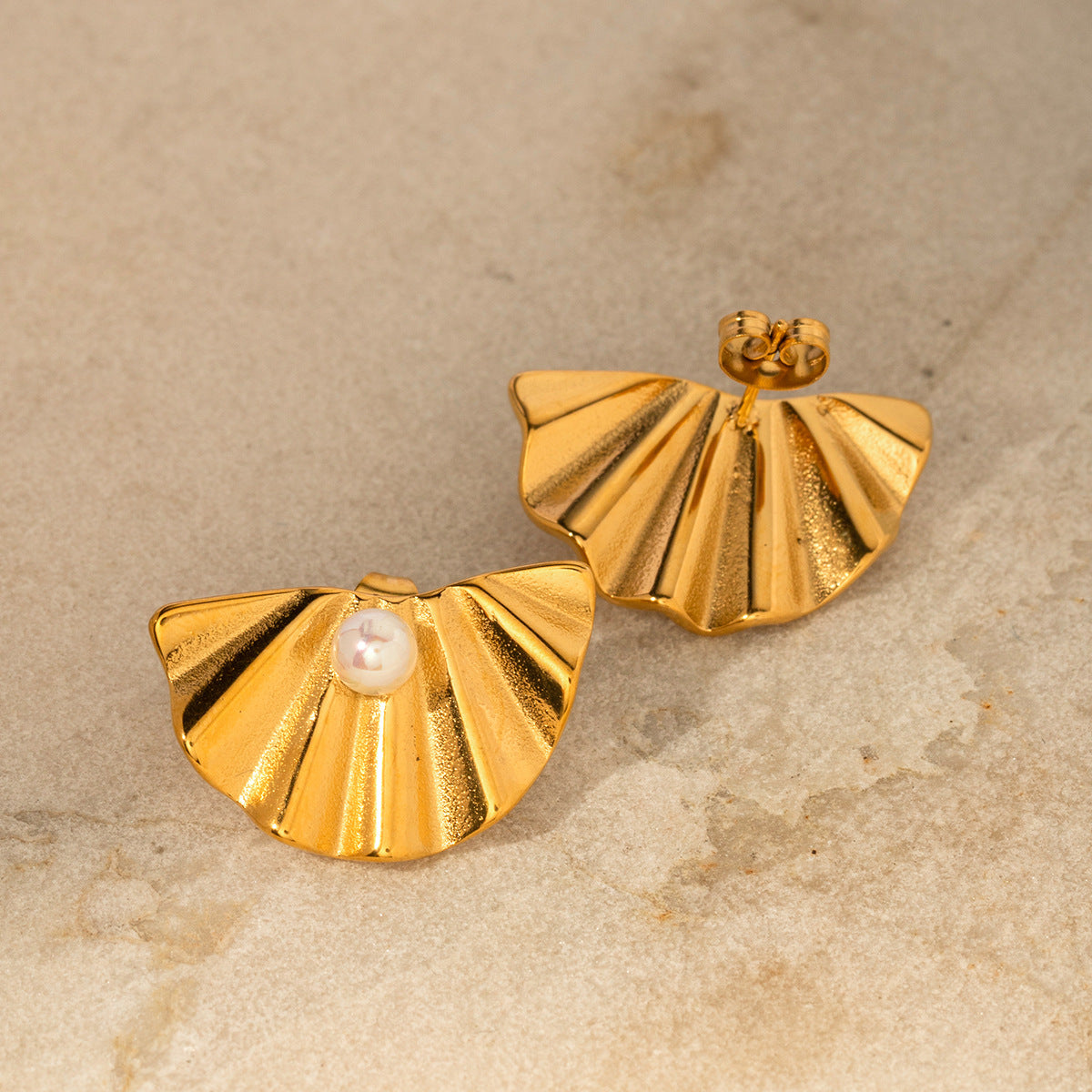 Pearl earrings