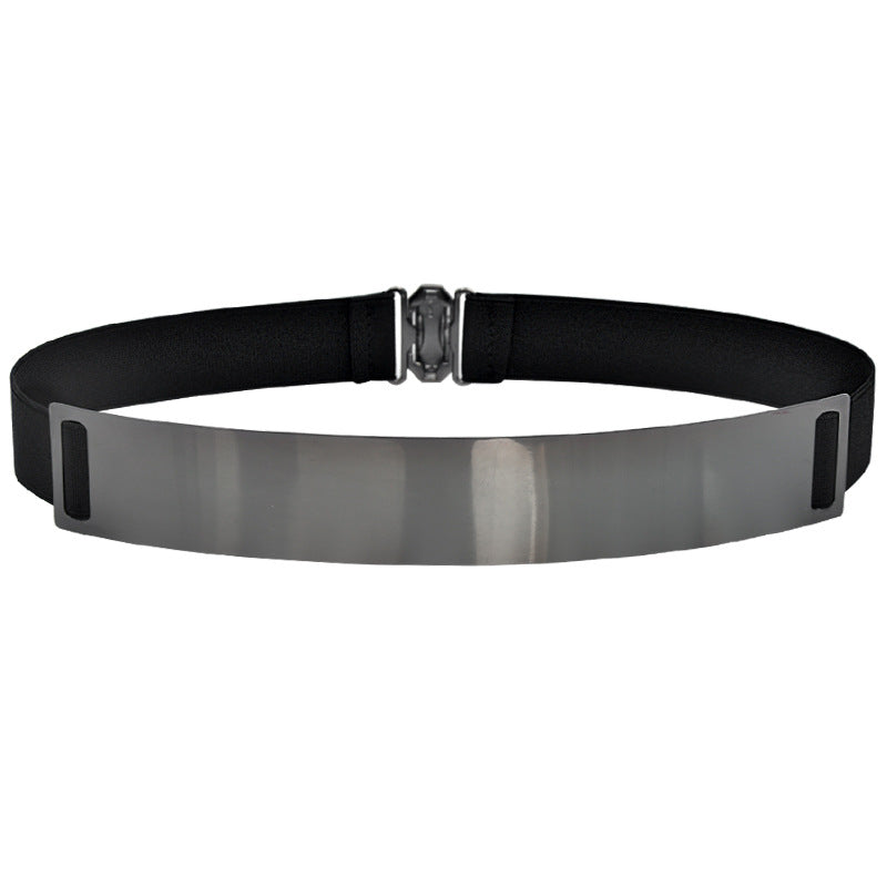 Personalized metal elastic belt