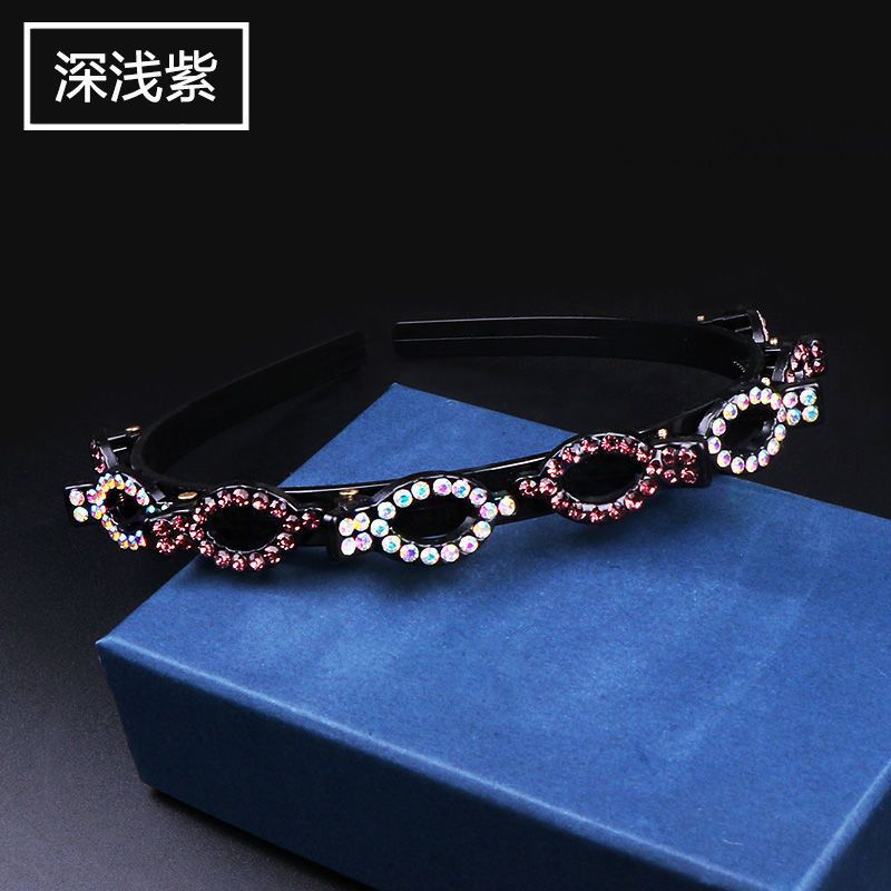 Rhinestone headband disc hair accessories