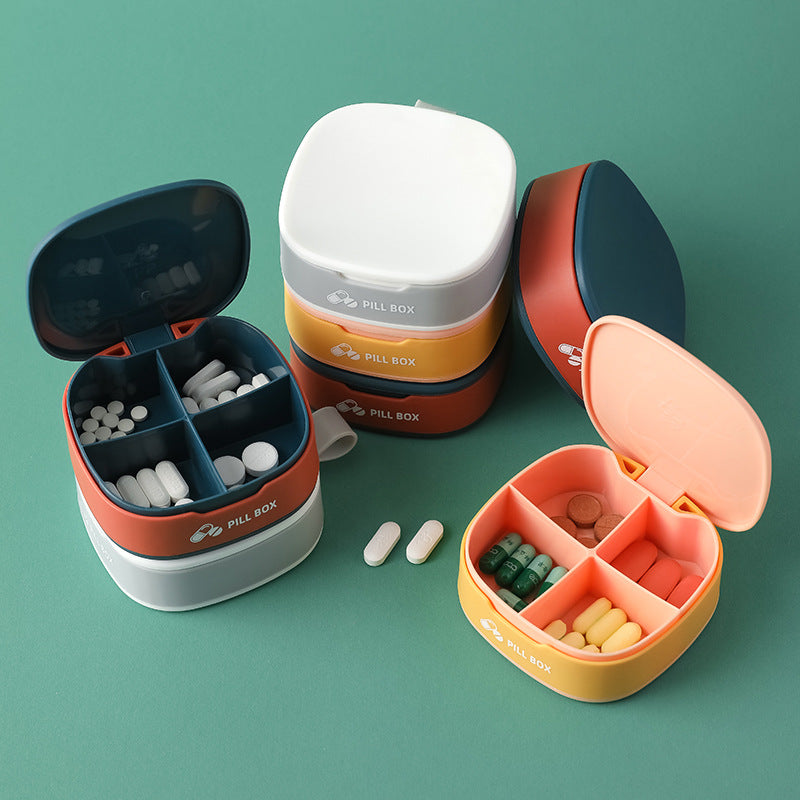 Portable Small Pill BoxHousehold GoodsTravelling Medicine Case