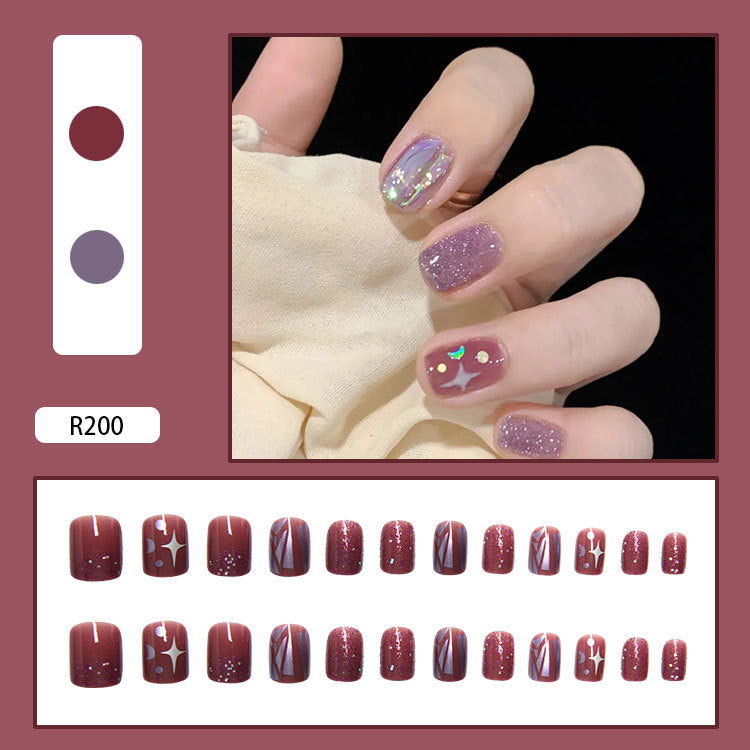 Removable Press-On Nail Art