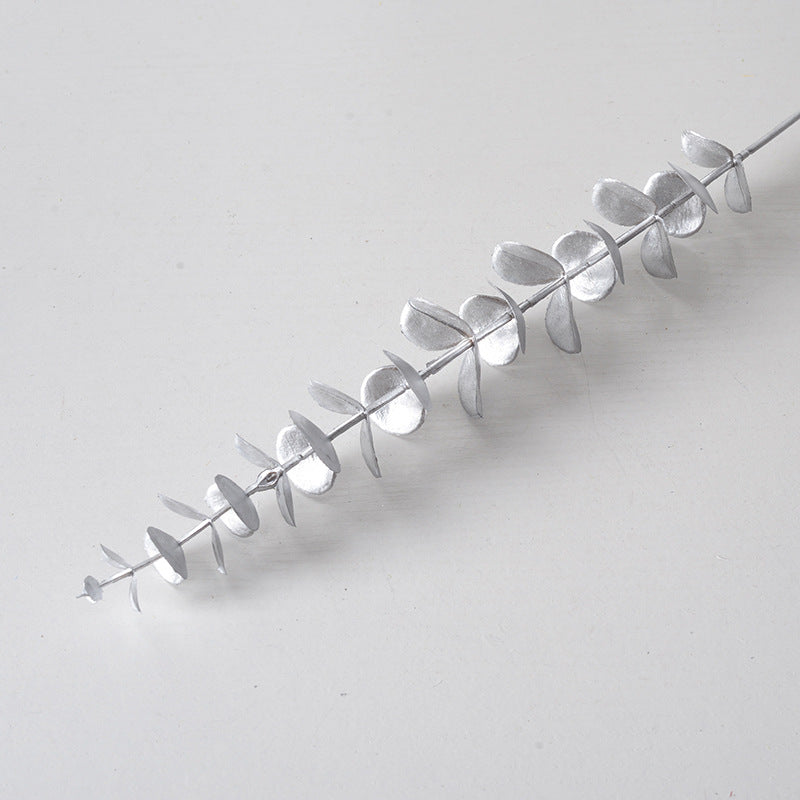 Silver flower arrangement artificial flowers