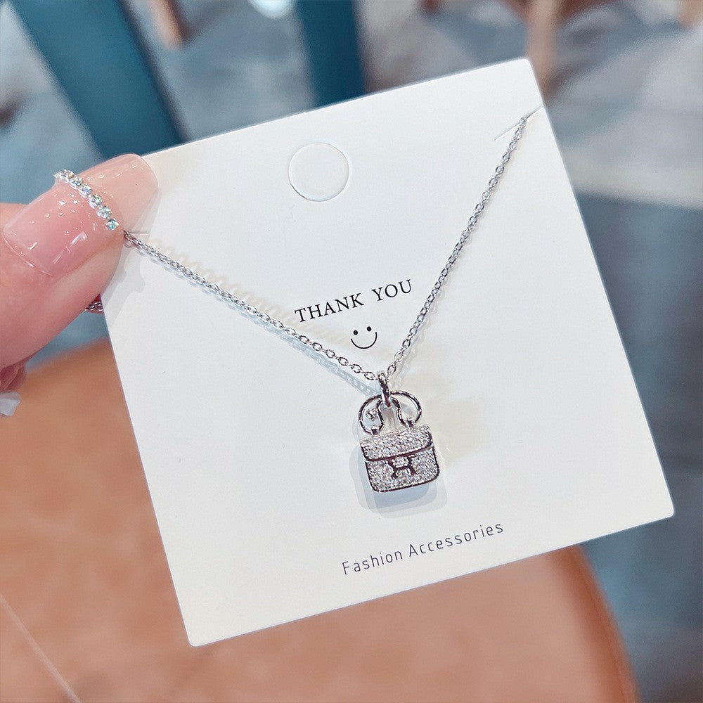 Fashion silver titanium steel necklace