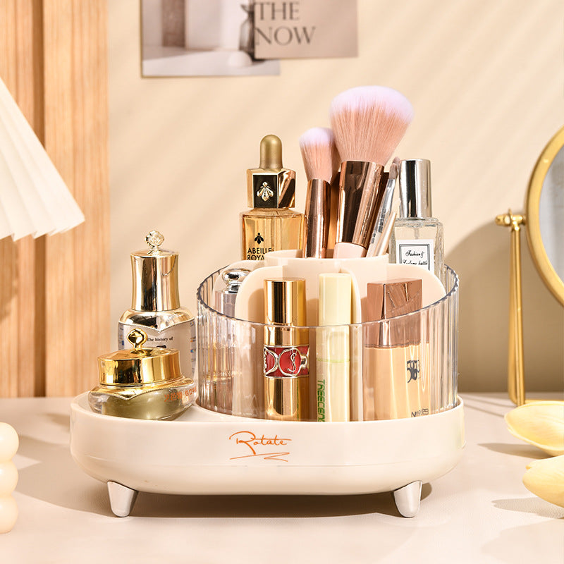 Rotating Makeup Brush Organizer