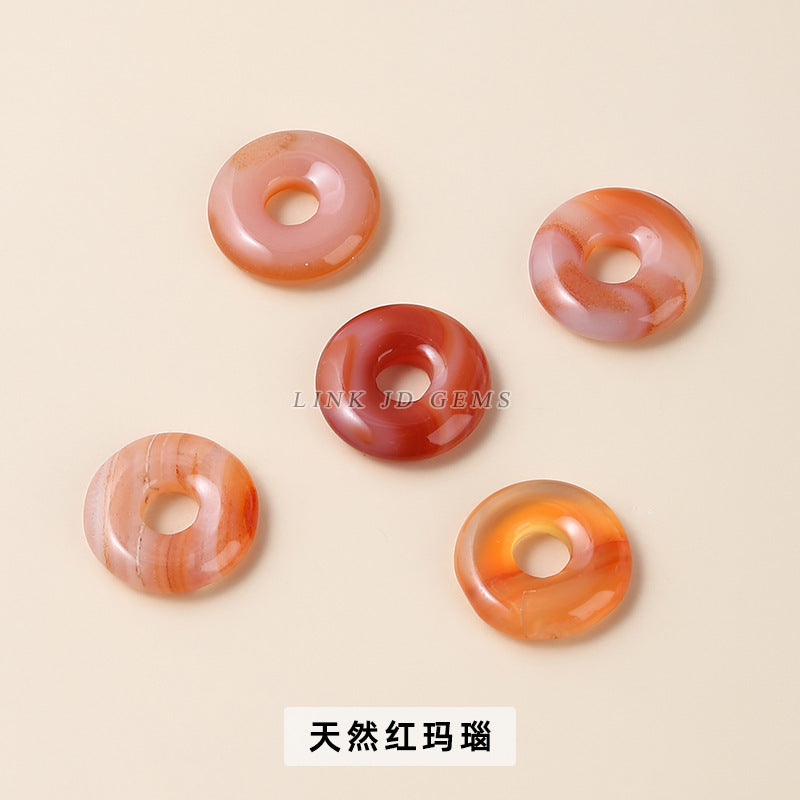 18-40Mm crystal agate safety buckle pendant