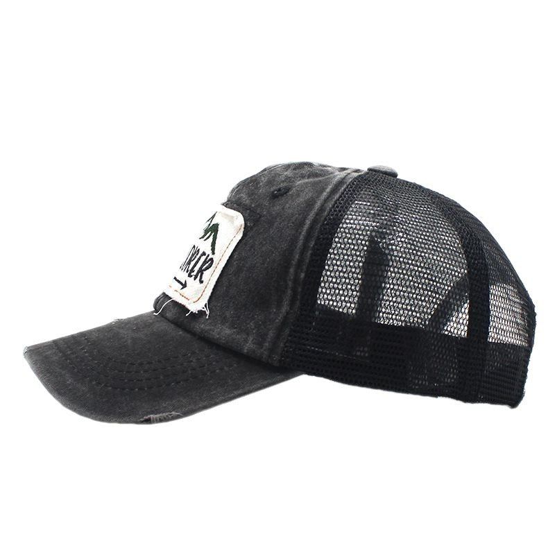 Vintage Embroidered Explorer Cap