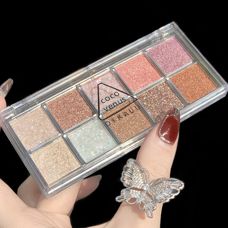 Paleta de sombras de ojos de 10 colores