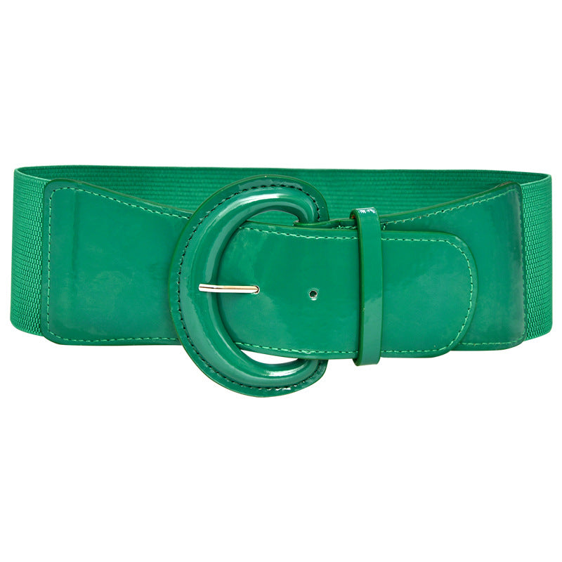 Elastic wide waist seal, belt