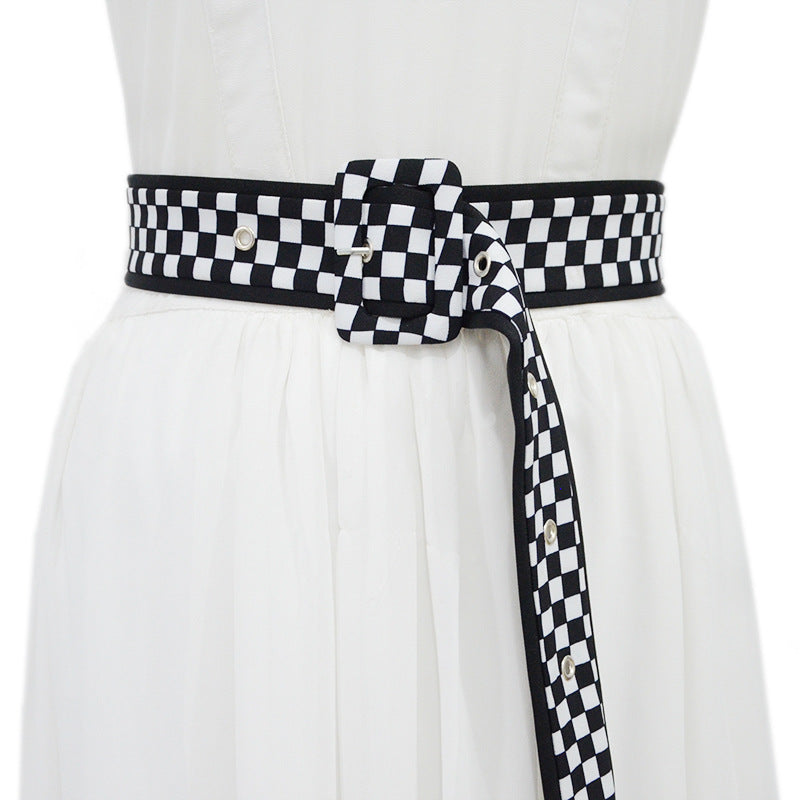 Striped flannel waist
