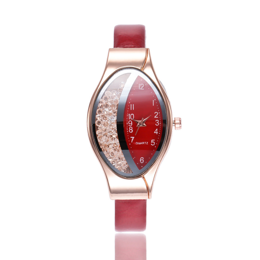 Watch Peacock Peach Heart Jewelry Set