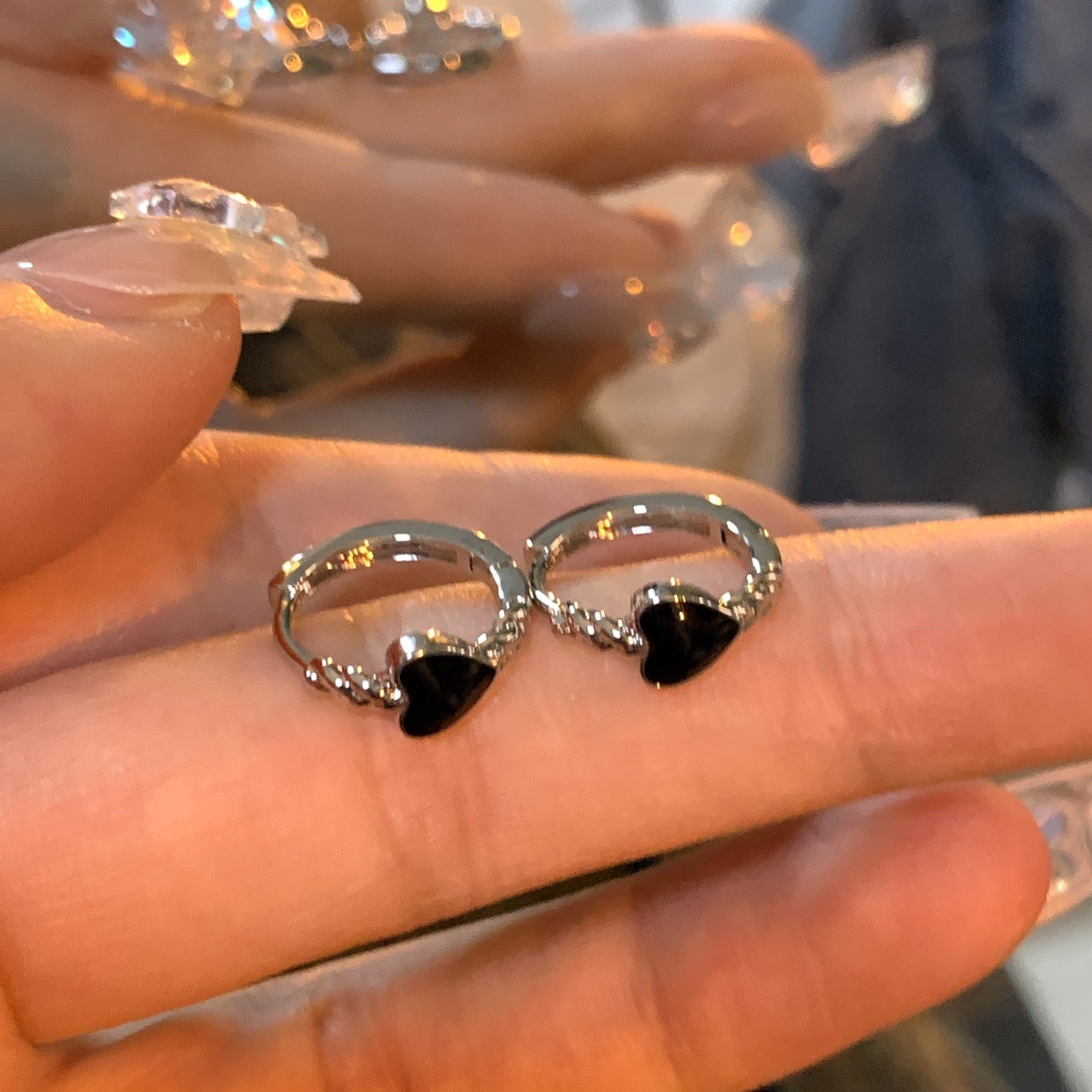 Dark love new earrings