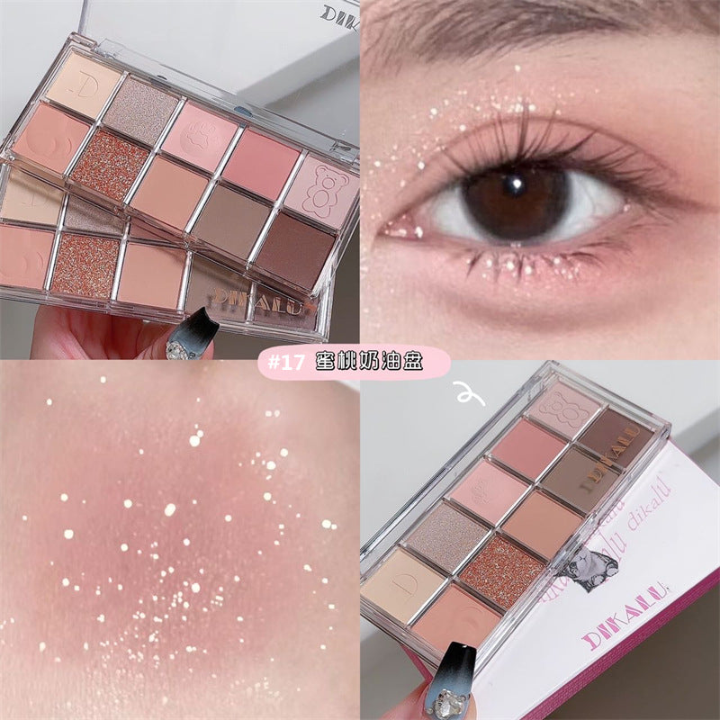 Paleta de sombras de ojos de 10 colores