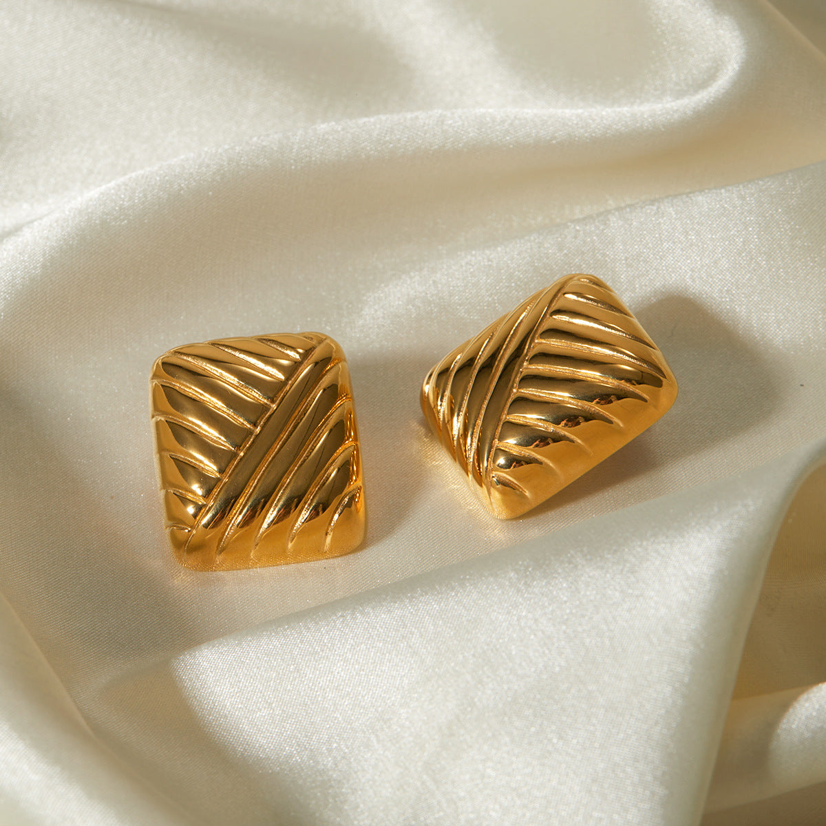 Square Braided Earrings