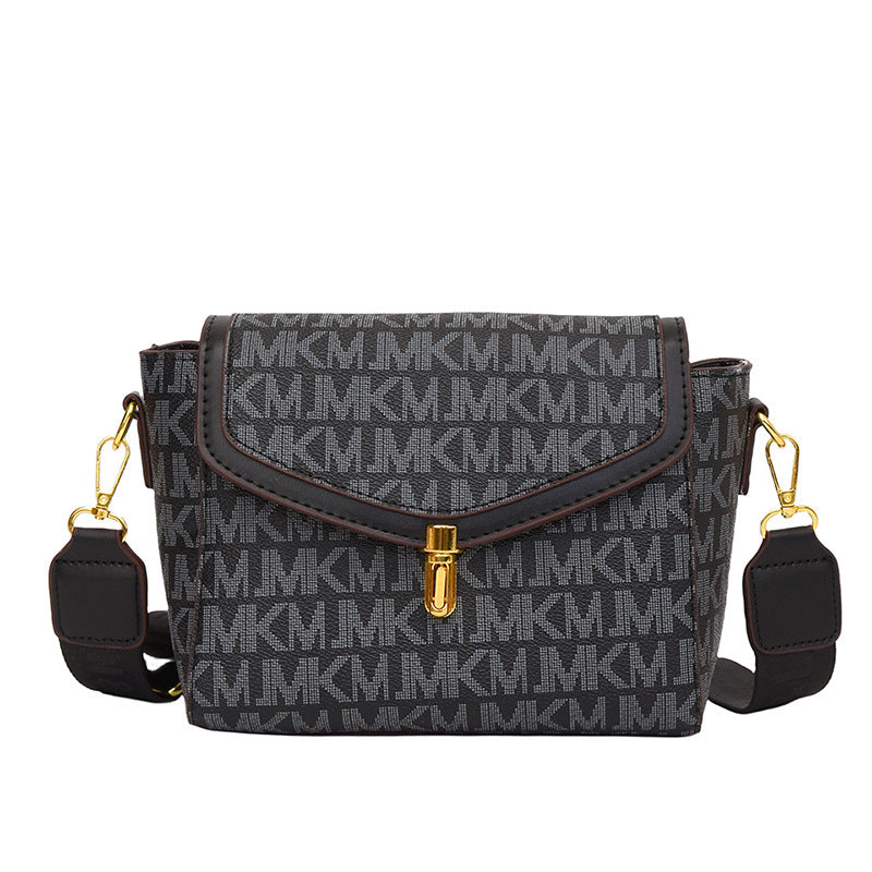 Printed letter versatile light luxury bag