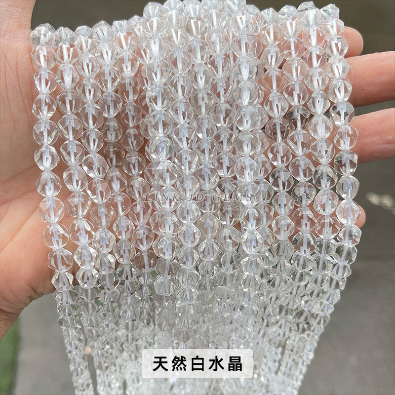 Crystal Diamond Cut Rhombus Beads Loose Beads