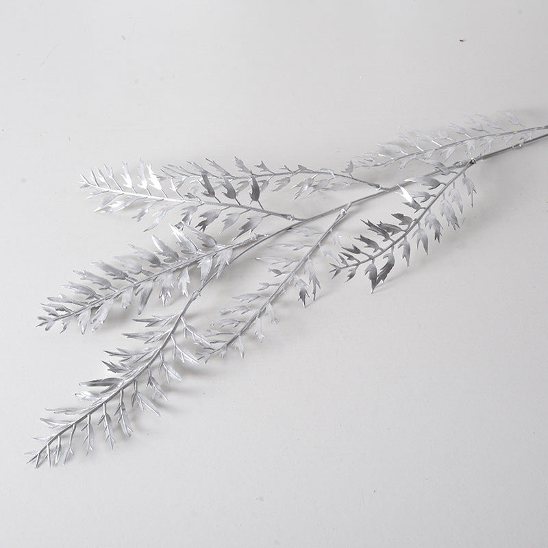 Silver flower arrangement artificial flowers