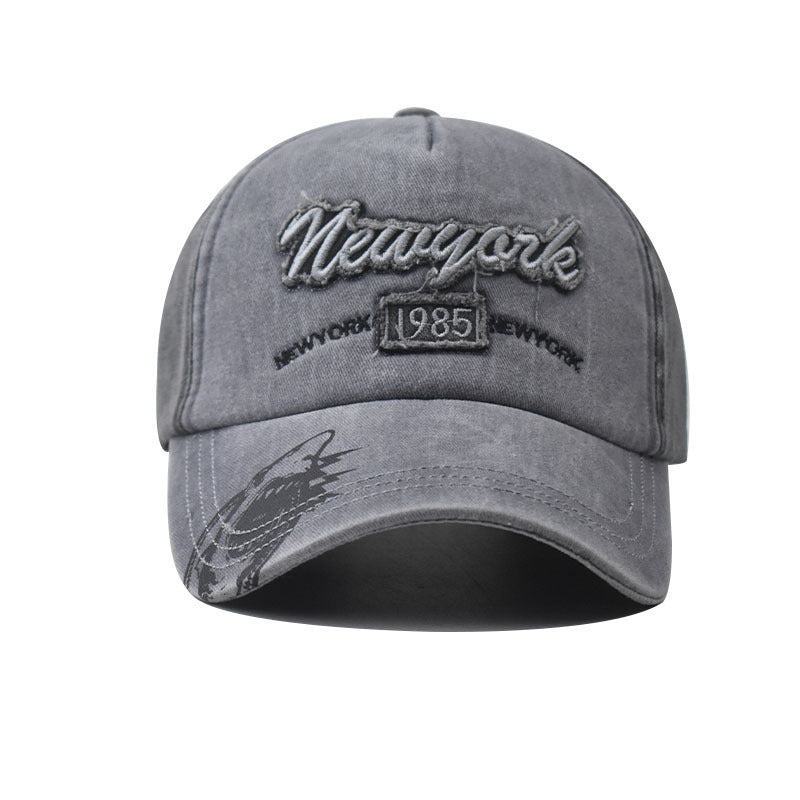 Washed Cotton Embroidered Baseball Cap
