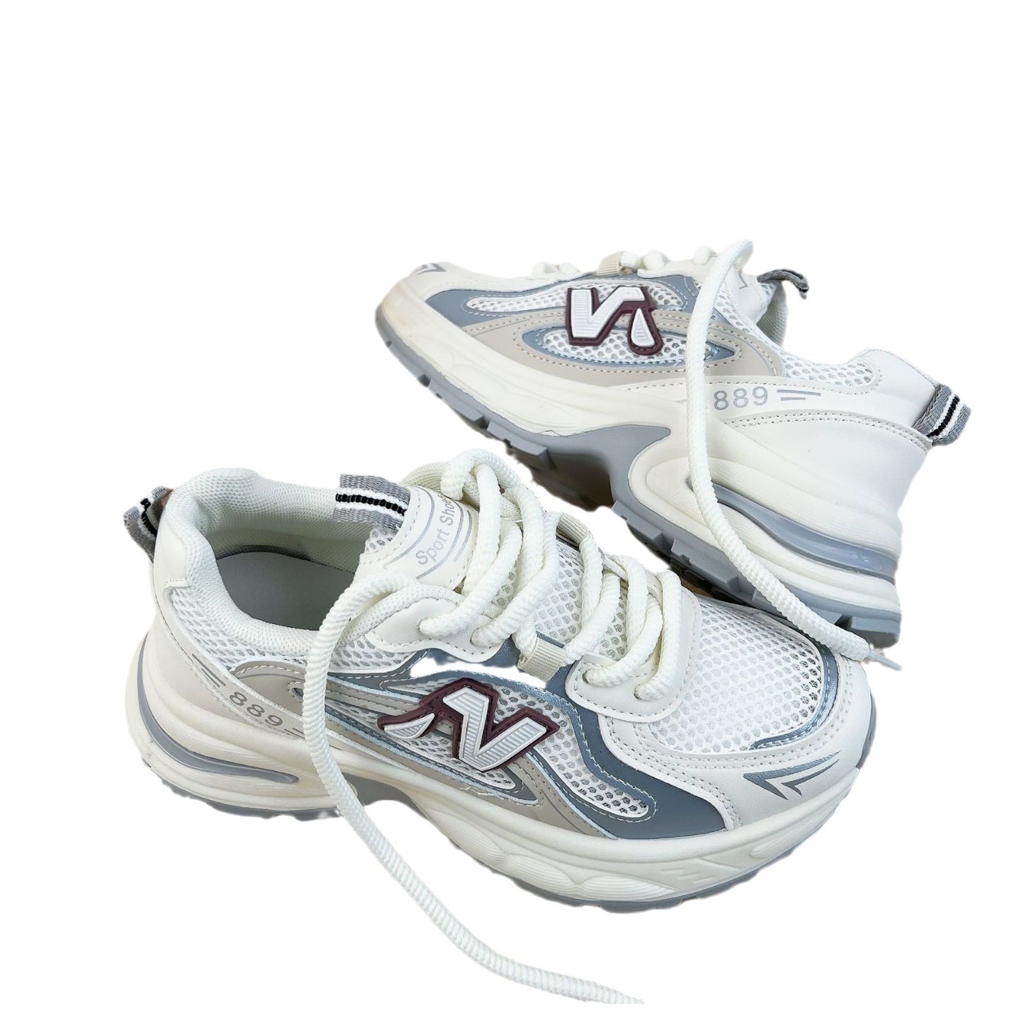 Thick sole height increasing casual women's sports shoes