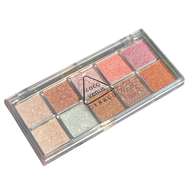 Paleta de sombras de ojos de 10 colores