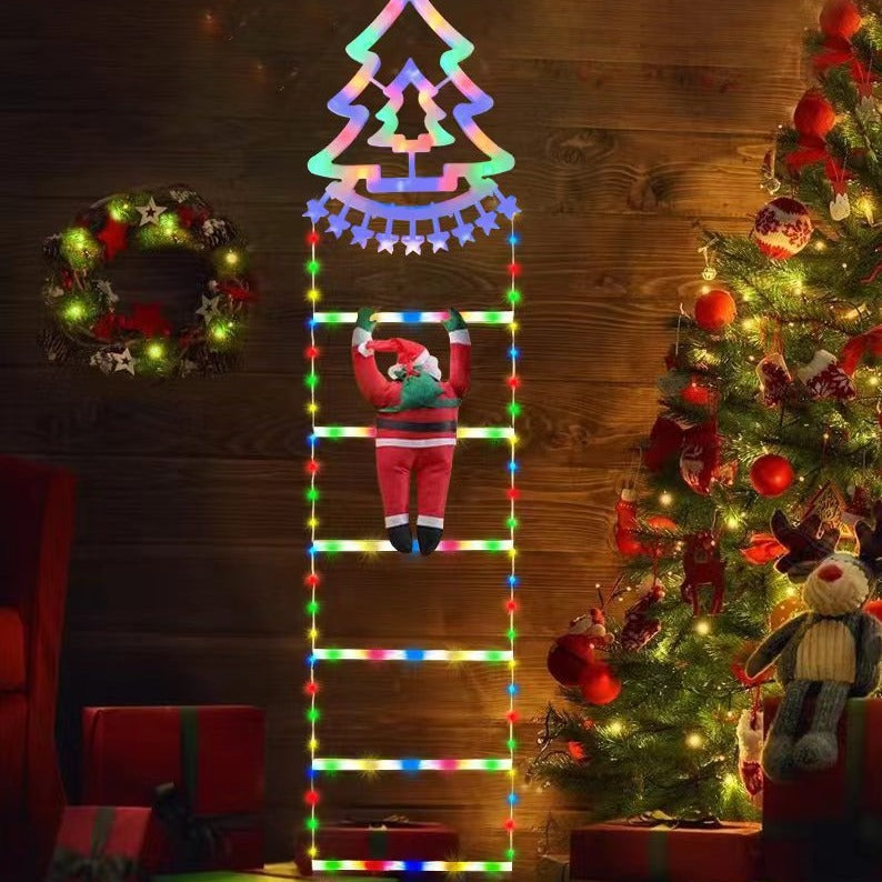 Luz de escalera de Papá Noel