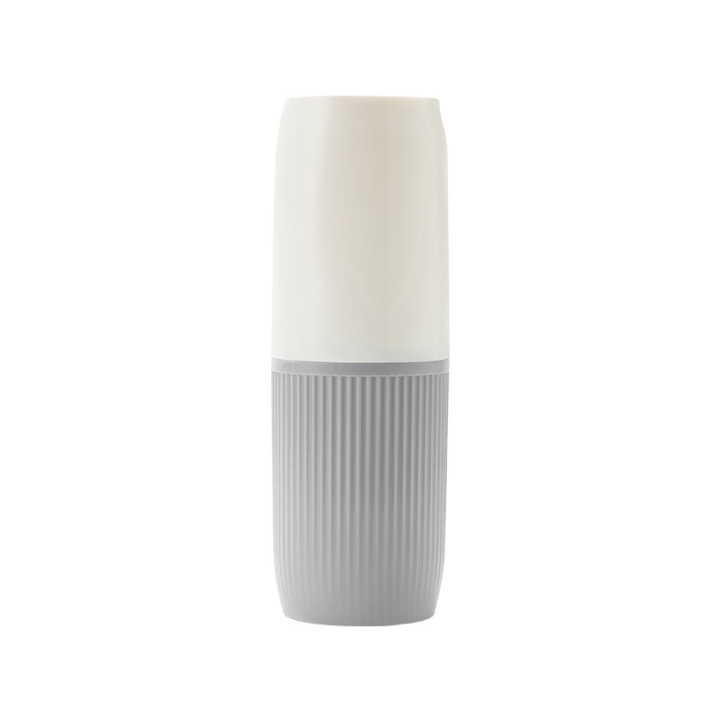Juego de vaso para enjuague bucal y cepillo de dientes portátil para viajes