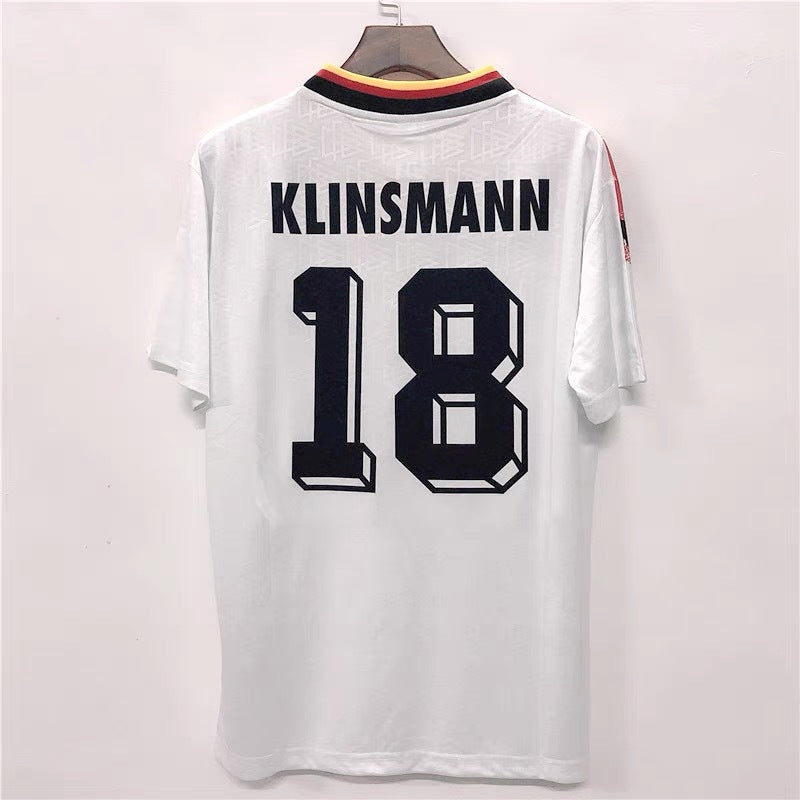 90/94 Germany Home 18 Klinsmann 10 Matth?us Classic Retro Jersey
