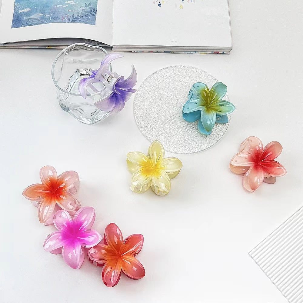 Accesorios para el cabello con forma de disco y horquilla con forma de flor
