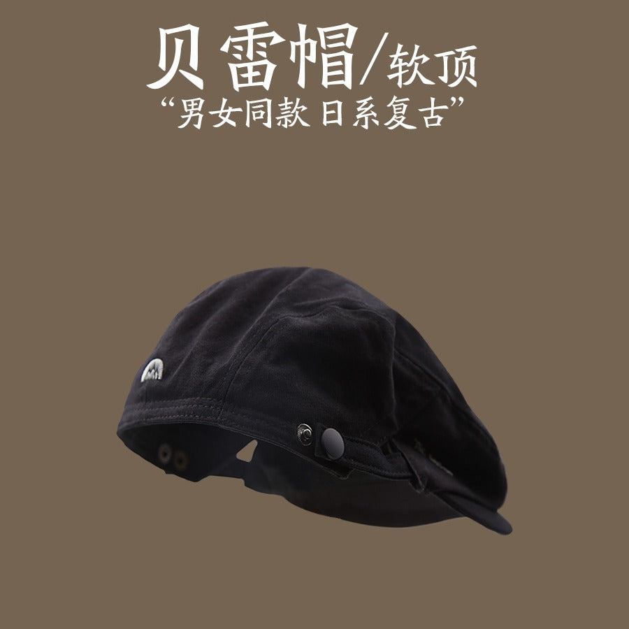 Gorra de vendedor de periódicos estilo británico retro