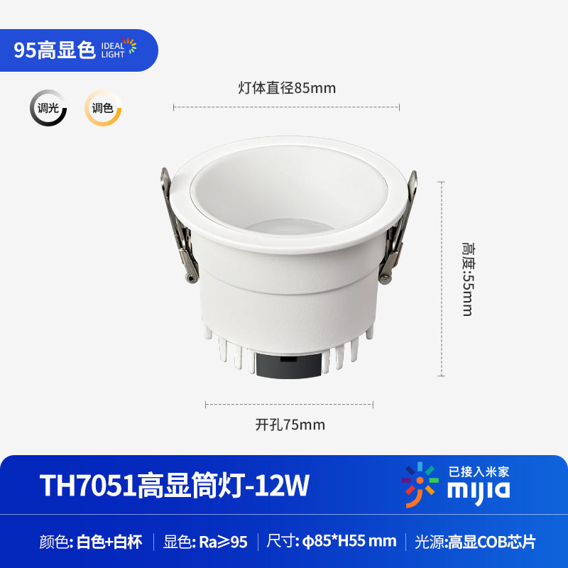 Smart downlight, embedded