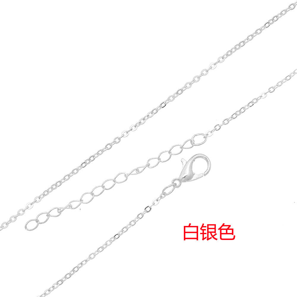 120 piezas/bolsa DIY joyería hecha a mano collar cadena de cuello