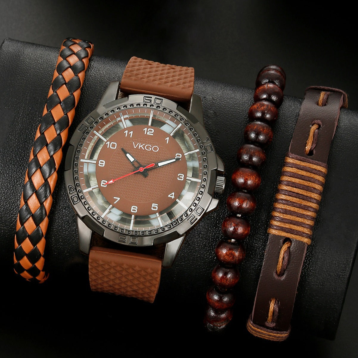 Men's Sports Bracelet Set Quartz Watch