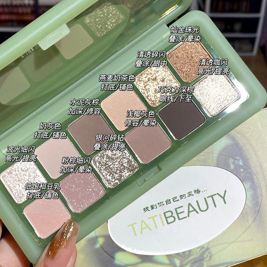 Paleta de sombras de ojos de 12 colores