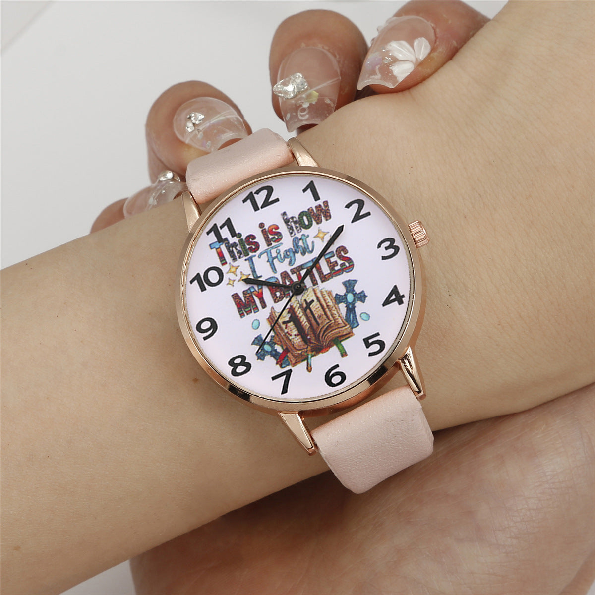 Belt quartz wrist watch