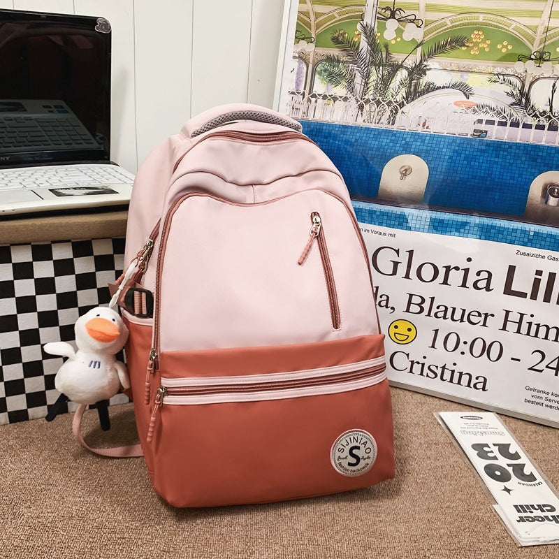Mochila de estudiante mochila ligera sucia
