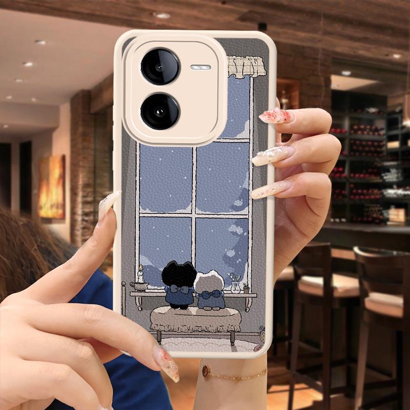 VIVO IQOO Z8 Quirky Raised Lens Protector Case Solid Color