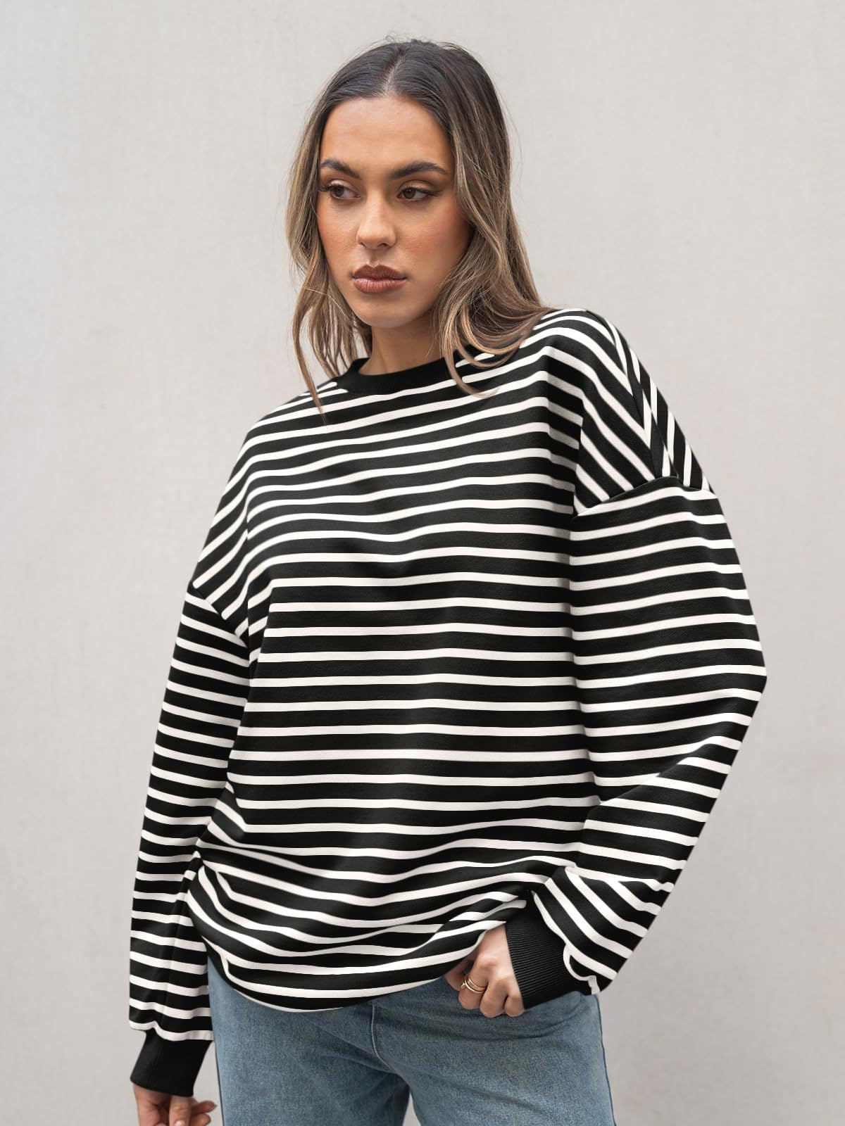 Oversized sweatshirt Y2K sweater