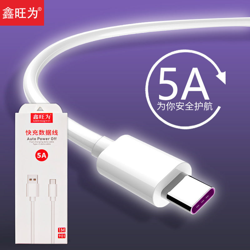 5A Super Fast Charging Type-C Cable Huawei Android 10-Pack