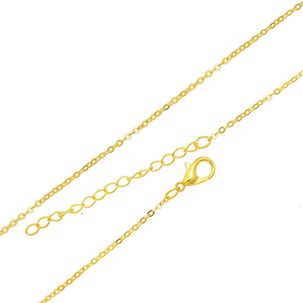 120 piezas/bolsa DIY joyería hecha a mano collar cadena de cuello