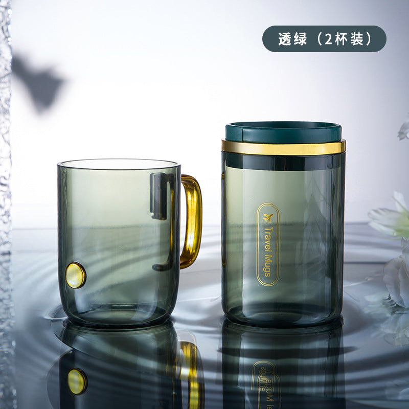 Vaso portátil para cepillos de dientes de viaje