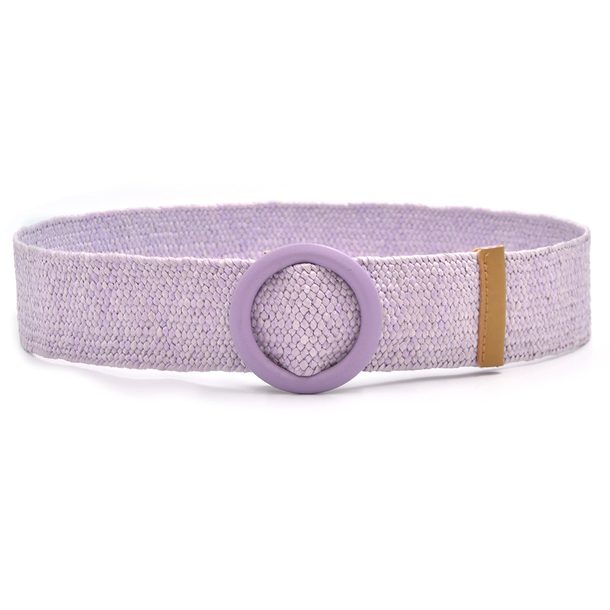 Simple versatile round buckle belt