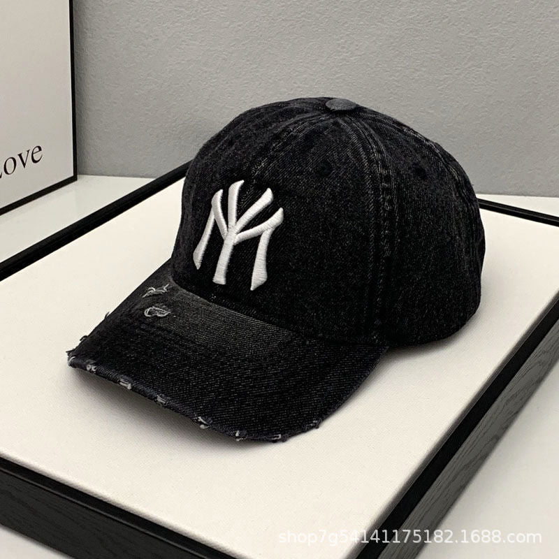 Trendy Denim Baseball Cap Soft Top