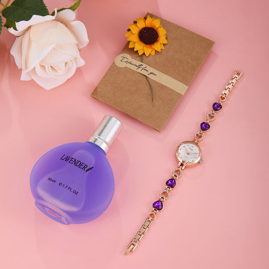 Watch perfume 3-piece gift box set