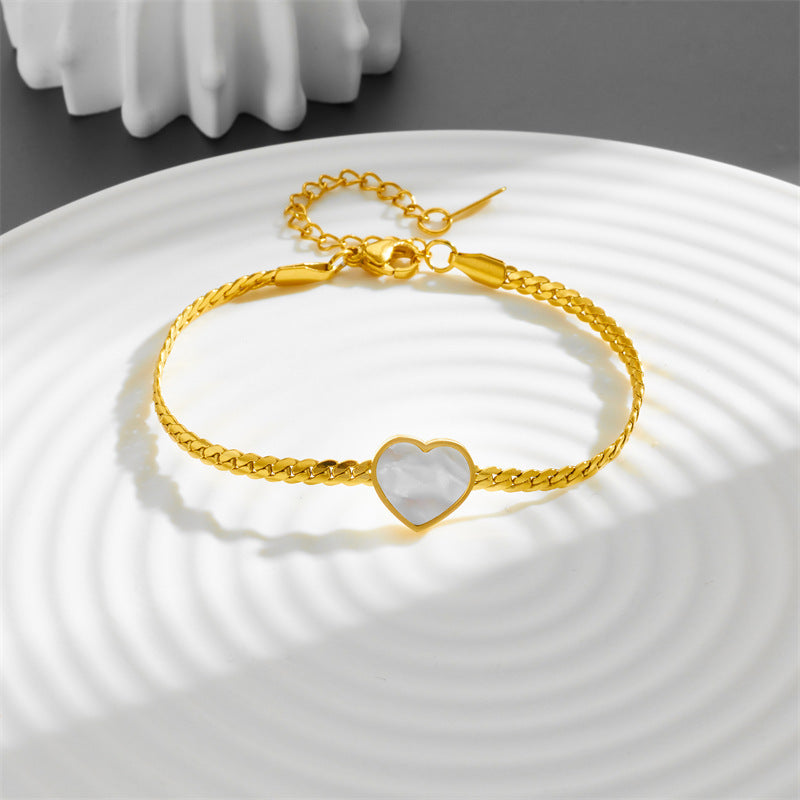 Titanium steel French retro bracelet geometry